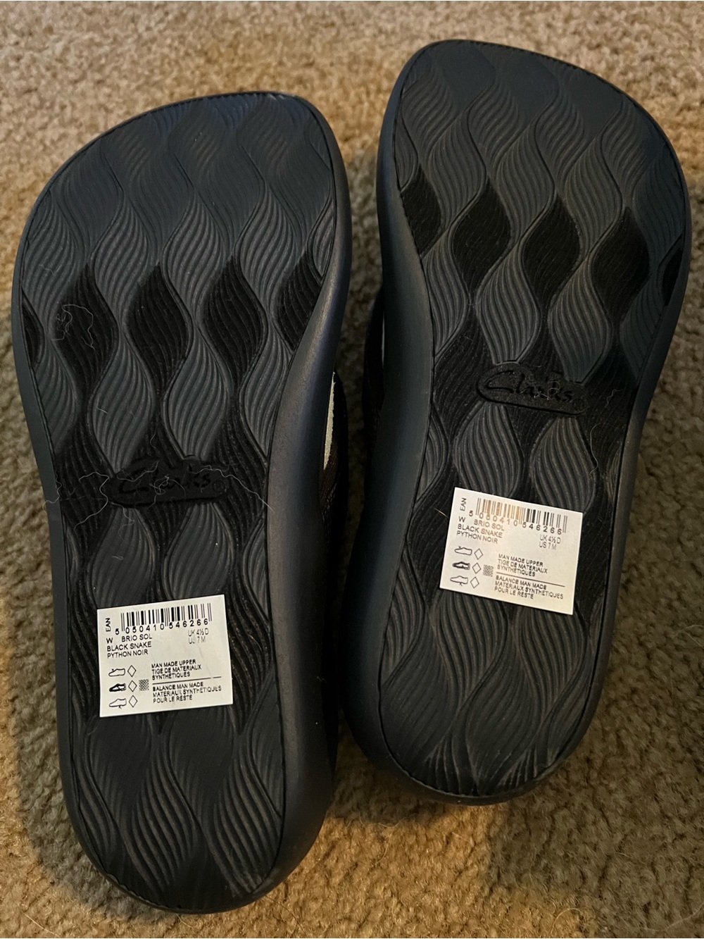 Clarks Brio Sol Flip-Flop ~ 7 - Picture 3 of 7